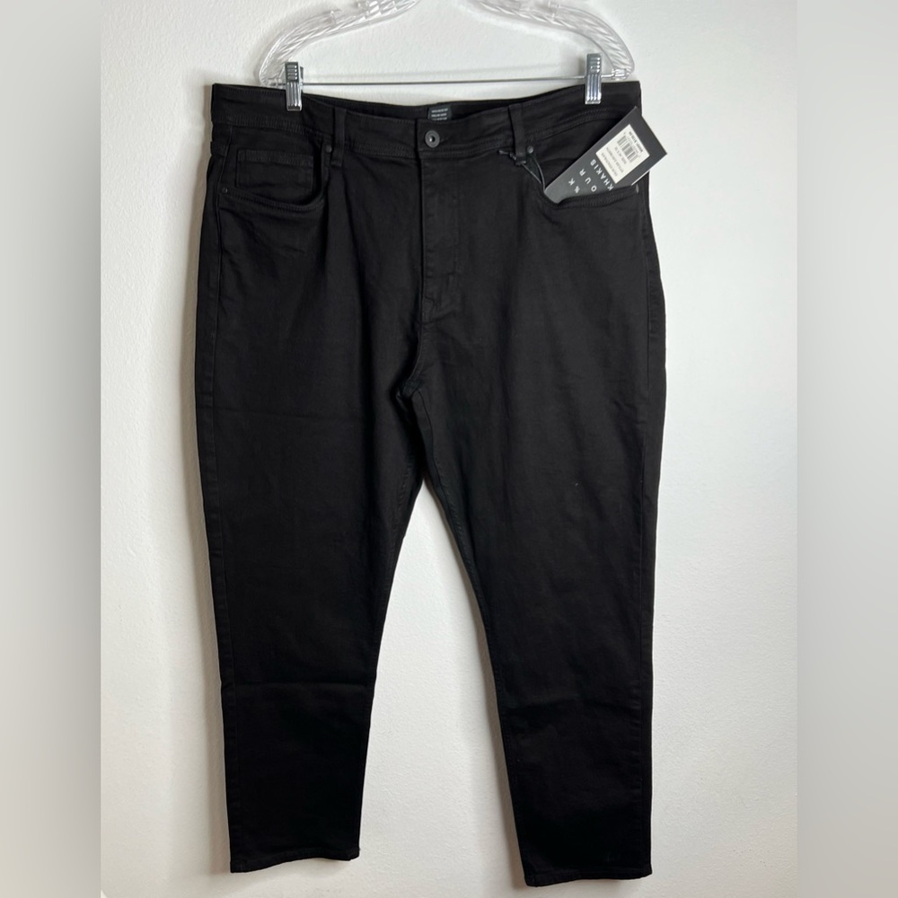 nyc The Perfect Jean Men’s Athletic Fit Stealth Black Denim Jeans Size 40X32 New